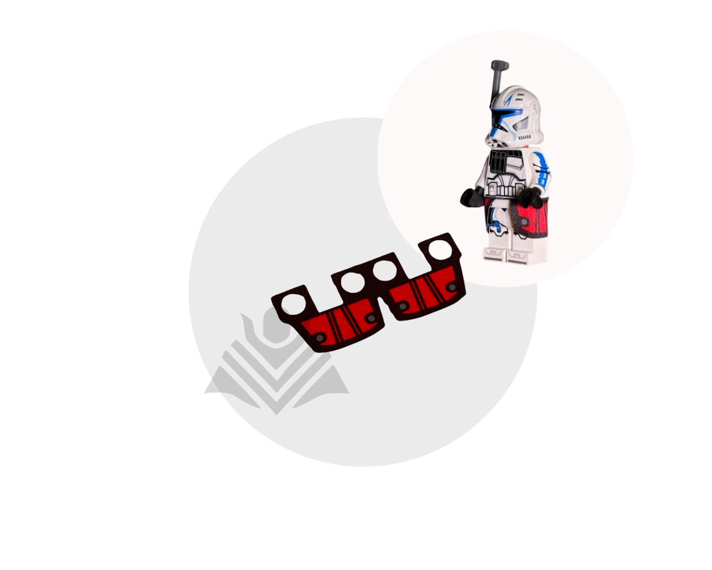 Lego Clone trooper Kama , Clone trooper kama Red , Clone trooper kama rood