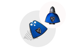 lego Black falcon knight cape with Chainmail