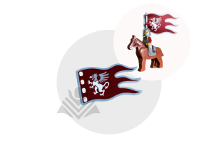 lego 21358 flag , lego Griffin knight flag