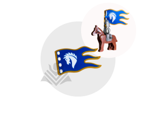 lego 31168 flag , lego Horse knight flag