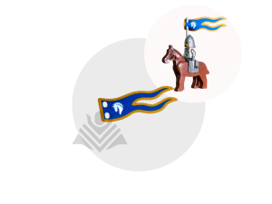 lego 31168 flag , lego Horse knight flag
