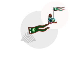 lego Kraken viking flag ,lego 21358 flag