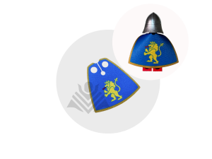 Lion Knight Cape blue