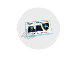 Minifig-capes Knight Torso and shield sticker