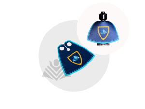 Minifig-capes Knight cape Dark Blue