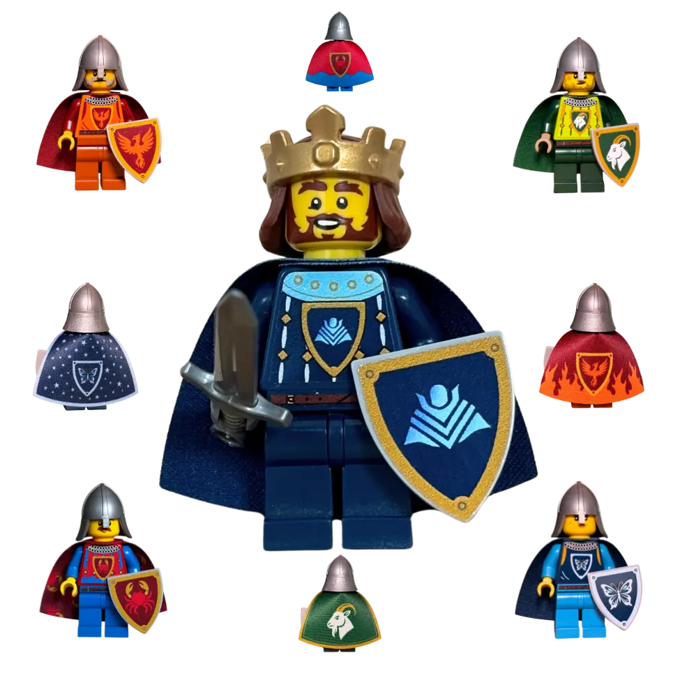 Make your own lego castle faction , maak je eigen lego kasteelfactie