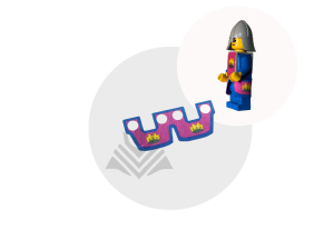 Yellow castle knight skirt