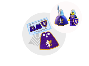 lego Pegasus knight cape sticker , lego pegasus knight castle faction