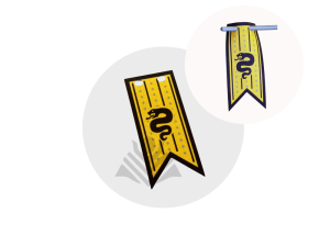 custom lego Snake - serpent knight banner 31168