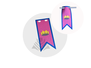 custom lego yellow castle knight banner