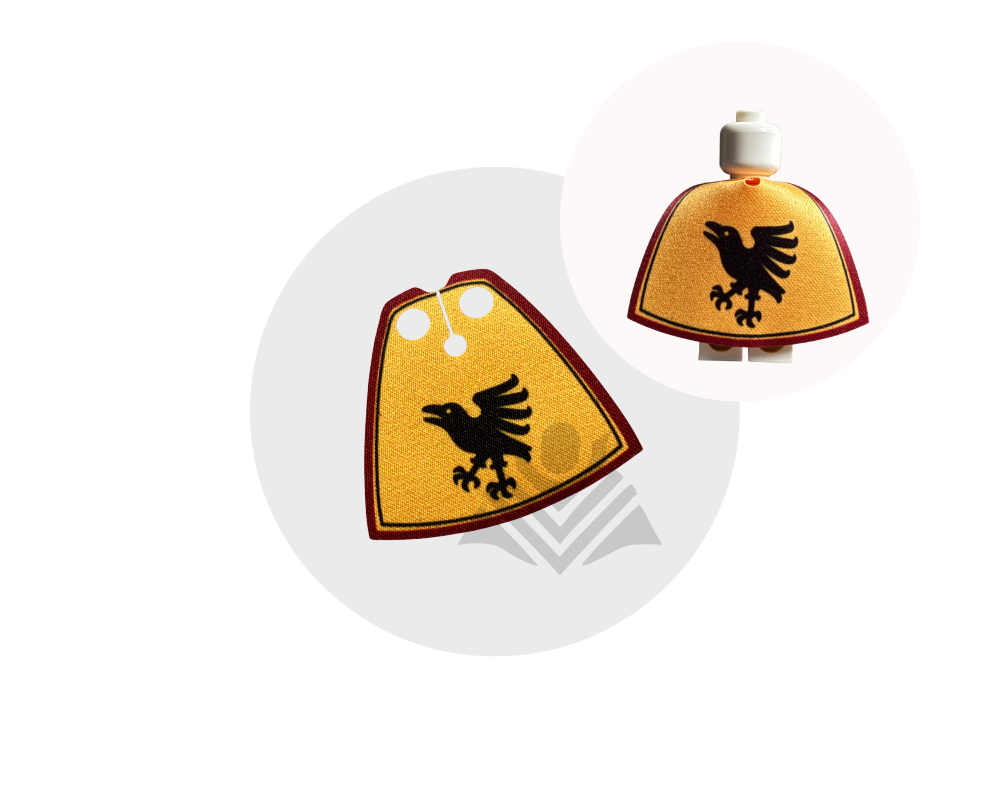 Lego raven knight cape , Lego tournament knight cape , lego col361 cape