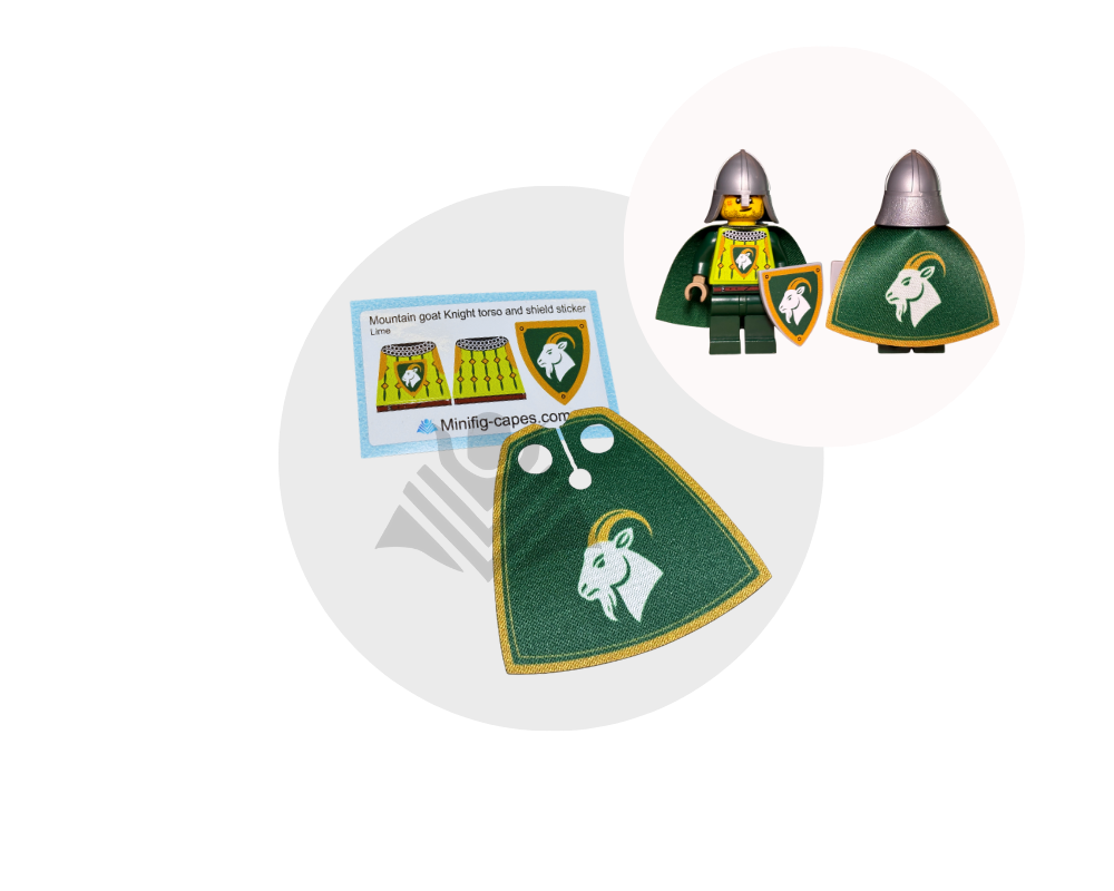 Lego mountain goat knight , lego berg geit ridder