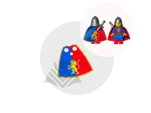 Lion knight cape with sword holder