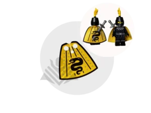 lego 31168 cape , lego snake / serpent knight cape