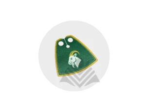 Mountain goat Knight cape dark green