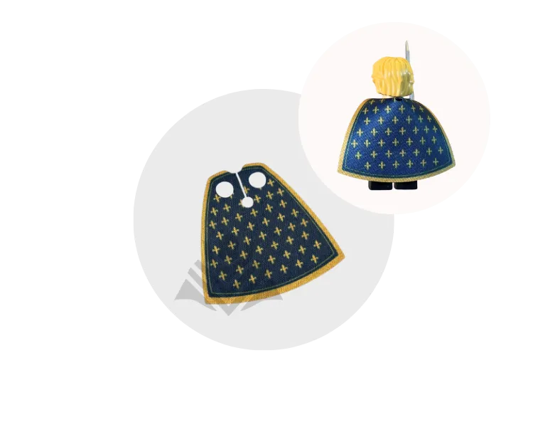 Lego 71053 cape, shrek cape, prince charming cape lego