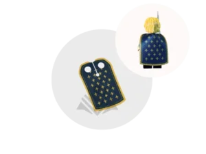 Dark Blue Knight cape long